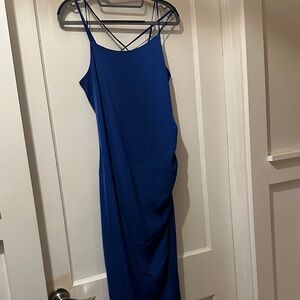Melrose and Market Royal Blue Backless Dress